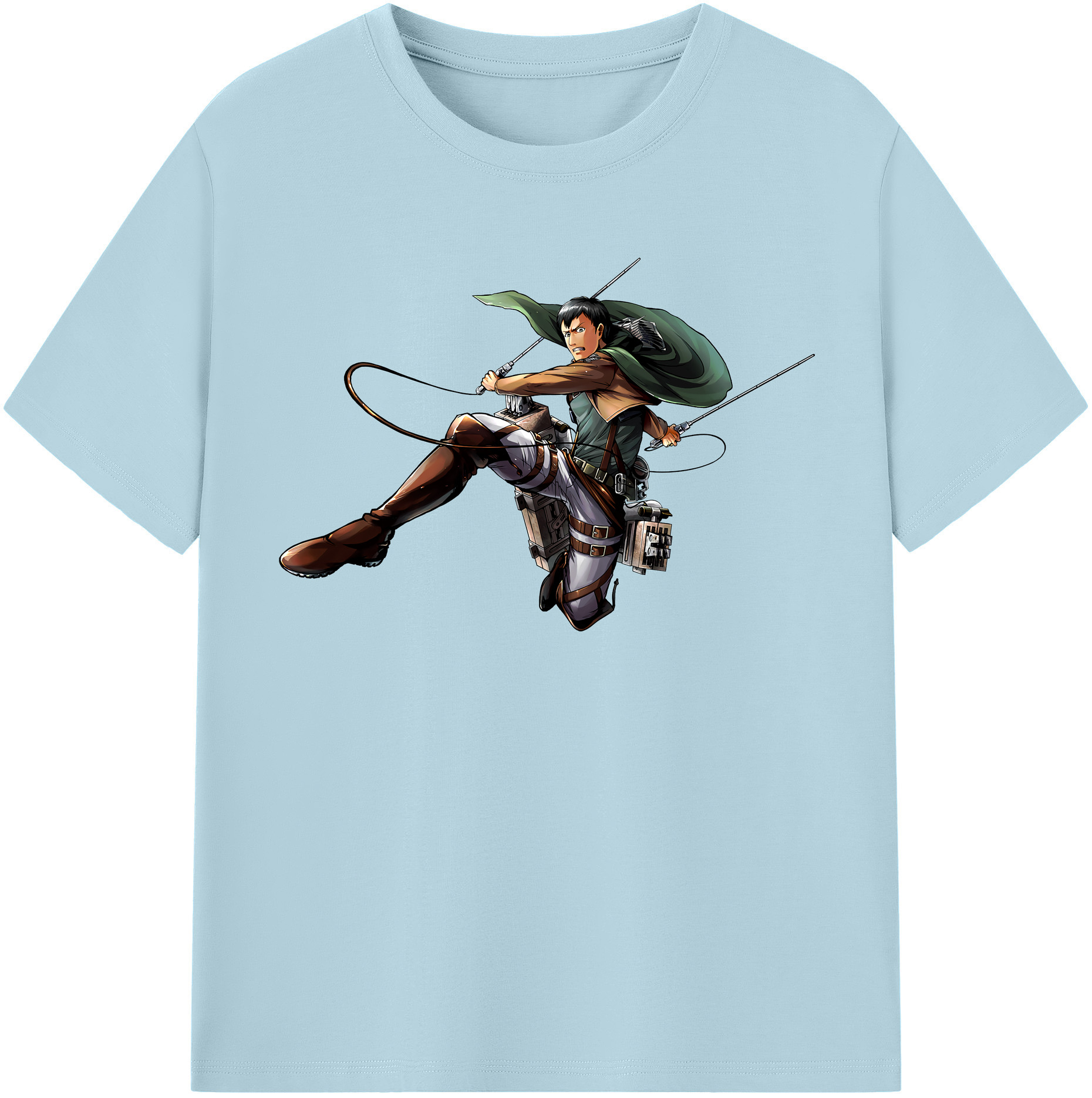 （画像用） 進撃の巨人 ベルトルト・フーバー Attack on Titan Bertholdt Hoover 綿100％半袖Tシャツ（フロントプリント）